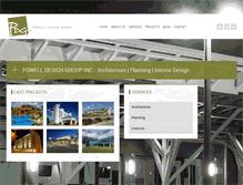 Tablet Screenshot of powelldesigngroup.com